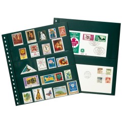 Lindner Classic Postcard - 13 ring - extra pages x 10